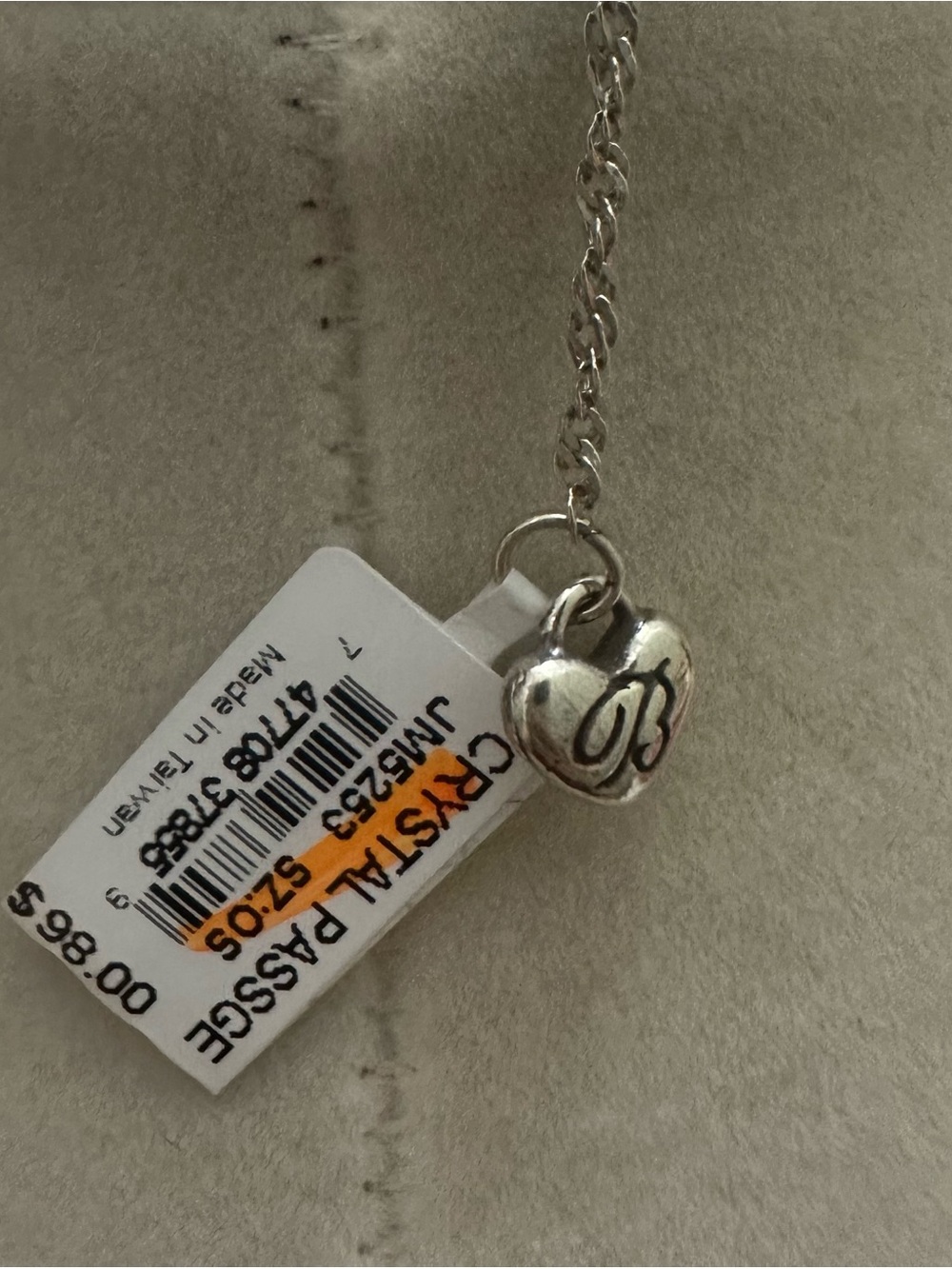 Brighton Crystal Passage Ring Necklace - Picture 3 of 4